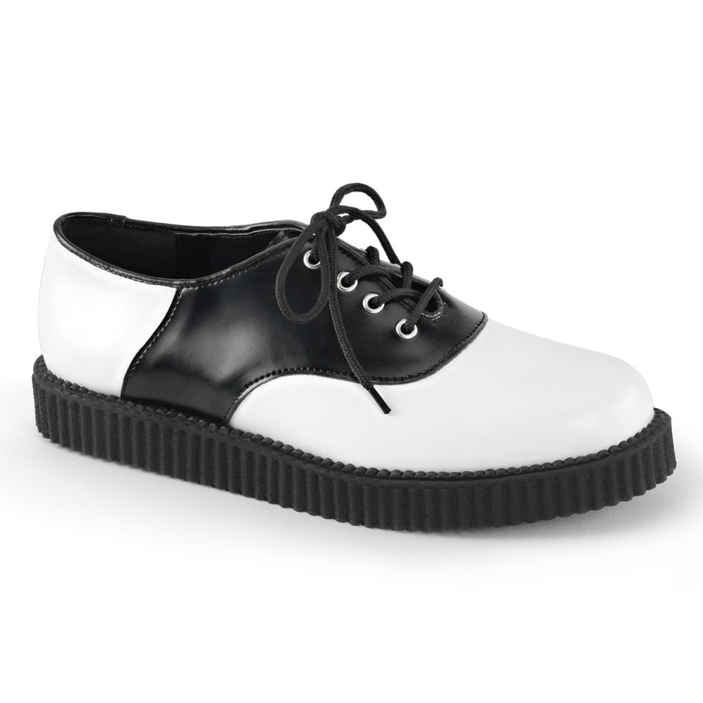 Creepers Demonia Creeper 606 Panske - Biele/Čierne | SK-796341